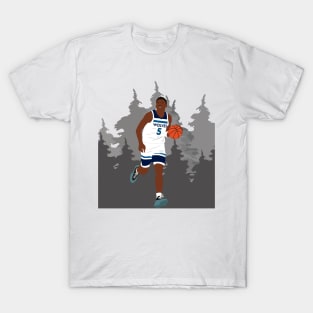 Basketball player Anthony Edwards in action T-Shirt